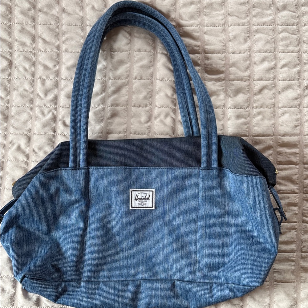 Herschel Supply Company Denim-Style Blue Tote Bag